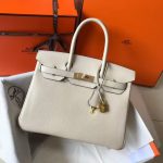 Hermès Birkin Bag in Gris Tourterelle Togo Leather with Gold Hardware – Timeless Elegance and Craftsmanship - 图片 2