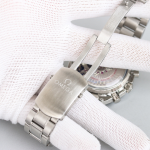 Omega Speedmaster Professional – Blue Dial with Orange Accents and Stainless Steel Bracelet - 图片 5