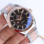 Omega Seamaster Aqua Terra GMT – Brown Sunburst Dial with Two-Tone Stainless Steel & Rose Gold Bracelet - 图片 5