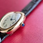 Cartier Santos-Dumont – Men's 18K Yellow Gold Automatic Watch Set with White Dial, Roman Numerals, and Integrated Bracelet - 图片 3