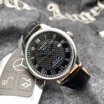 Tissot Le Locle Automatic Watch – Stainless Steel Case, White Dial with Roman Numerals, Black Leather Strap - 图片 3