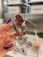 Bvlgari Serpenti – Women's Rose Gold Bracelet Watch with Mother-of-Pearl Dial, Ruby Crown, and Swiss 762 Movement - 图片 5