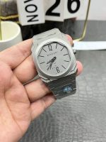 Bvlgari Octo – Men's Stainless Steel Watch with Silver Dial, Octagonal Case, and Integrated Bracelet - 图片 2