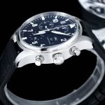 IWC Schaffhausen Pilot’s Watch Chronograph – Black Dial with Date & Day Display, Leather Strap - 图片 6