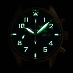 IWC Schaffhausen Pilot’s Watch Chronograph – Blue Dial with Rose Gold Case & Brown Leather Strap - 图片 6