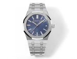 Audemars Piguet Royal Oak – Men's Blue Tapisserie Dial with Stainless Steel Case and Integrated Bracelet, Automatic Movement
