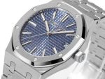 Audemars Piguet Royal Oak – Men's Blue Tapisserie Dial with Stainless Steel Case and Integrated Bracelet, Automatic Movement - 图片 2
