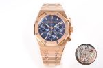 Audemars Piguet Royal Oak – Men's White Dial Chronograph with 18K Rose Gold Case and Integrated Bracelet, Automatic Movement - 图片 2