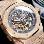Audemars Piguet Royal Oak – Men's Skeletonized Dial with Sandblasted 18K Rose Gold Case and Integrated Bracelet, Automatic Movement - 图片 4