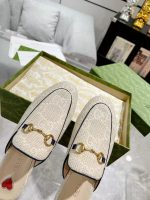 Gucci Crystal-Embellished Loafers – Sparkling Rhinestone Design, Horsebit Buckle, Multiple Colors, Original Box & Dust Bag - 图片 4