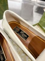 Gucci Heart-Embellished Woven Mules – Handcrafted Texture, Iconic Horsebit Buckle, Romantic Design, Original Box & Dust Bag - 图片 3