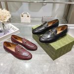 Gucci White Leather Loafers – Minimalist Design, Iconic Horsebit Buckle, Timeless Elegance, Original Box & Dust Bag - 图片 2