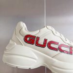 Gucci Rhyton Sneakers – White Leather, Gradient Logo, Chunky Sole, Original Box & Dust Bag - 图片 2