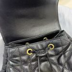 Dior Mini Backpack – Quilted Leather, Iconic CD Logo, Structured Design, Designer Backpack with Dual Pockets - 图片 10