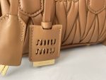 Miu Miu-Style Quilted Mini Bag – Iconic Diamond Stitching, Metallic Logo Detail, Designer Handbag with Detachable Strap in Multiple Colors - 图片 16