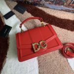 Dolce & Gabbana-Style Mini Flap Bag – Saffiano Leather with Gold-Tone Logo Plate (6 Colors Available) - 图片 7