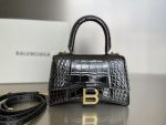 Balenciaga Mini City Bag – Crocodile-Embossed Leather, Multi-Color Options, Iconic "B" Clasp, Designer Handbag - 图片 18