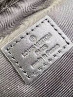Louis Vuitton-Style Damier Graphite Backpack – Grey Checkerboard Canvas with Premium Hardware & Multi-Compartment Design - 图片 9