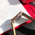 Cartier Tank Solo – Women's 18K Rose Gold Watch with White Dial, Roman Numerals, and Black Alligator Strap - 图片 5