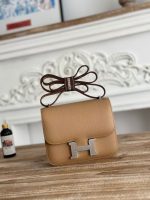 Hermès Mini Constance Bag – 15 Color Options, Bow Strap Design, H Clasp, Compact Luxury Handbag - 图片 8