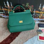Dolce & Gabbana-Style Mini Flap Bag – Saffiano Leather with Gold-Tone Logo Plate (8 Colors Available) - 图片 11