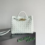 Bottega Veneta Mini Pouch Bag – Iconic Intrecciato Weave, Neutral Color Palette, Leather Tote, Designer Handbag