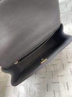 Chanel-Style Classic Flap Bag – Quilted Leather with Gold-Tone Chain & CC Logo (4 Colors Available) - 图片 2