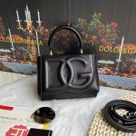 Dolce & Gabbana-Style Mini DG Logo Bag – 3D Embossed Leather with Top Handle - 图片 15