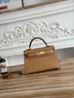 Hermès Kelly Mini Bag – Multi-Color Options, Epsom Leather, Iconic Clasp, Timeless Luxury Handbag - 图片 9