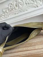 Celine-Style Hobo Bag – Iconic Gold Ring Handle, Soft Leather, Designer Shoulder Bag with Detachable Strap - 图片 6