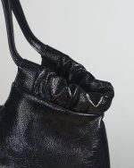 Saint Laurent-Style Tote Bag – Burgundy Quilted Leather with Metallic YSL Logo & Dual Handles – Designer-Inspired Work & Travel Bag for Women - 图片 9