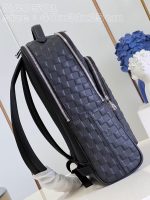 Louis Vuitton-Style Damier Graphite Backpack – Grey Checkerboard Canvas with Premium Hardware & Multi-Compartment Design - 图片 4