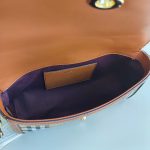 Burberry Mini Top Handle Bag – Iconic Check Pattern, Leather Trim, Gold Hardware, Designer Handbag - 图片 5