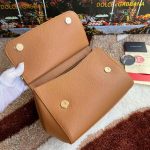 Dolce & Gabbana-Style Mini Flap Bag – Saffiano Leather with Gold-Tone Logo Plate (8 Colors Available) - 图片 17