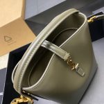 Saint Laurent-Style Tote Bag – Burgundy Quilted Leather with Metallic YSL Logo & Dual Handles – Designer-Inspired Work & Travel Bag for Women - 图片 11