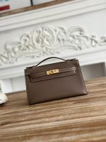 Hermès Kelly Mini Bag – "First-Generation Palm Texture" Leather, 18 Color Options, Iconic Clasp, Handcrafted Luxury - 图片 4