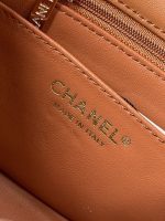 Chanel-Style Classic Flap Bag – Quilted Leather with Gold-Tone Chain & CC Log (4 Colors Available) - 图片 11