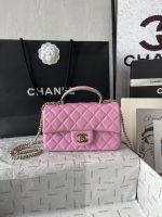 Chanel-Style Classic Flap Bag – Quilted Leather with Gold-Tone Chain & CC Log (4 Colors Available) - 图片 12