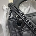 Dior Mini Lady Dior Bag – Quilted Leather, Iconic Ring Handle, Chain Strap, Designer Tote with Structured Silhouette - 图片 5