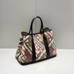 Hermès Garden Party Tote Bag – Artistic Print & Solid Colors, Canvas & Leather, Large Capacity, Iconic Designer Tote - 图片 11