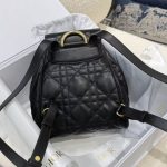 Dior Mini Backpack – Quilted Leather, Iconic CD Logo, Structured Design, Designer Backpack with Dual Pockets - 图片 6