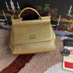 Dolce & Gabbana-Style Mini Flap Bag – Saffiano Leather with Gold-Tone Logo Plate (8 Colors Available) - 图片 14