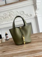 Hermès Picotin 18 Bag – 24 Color Options, Togo Leather, Iconic Clasp, Compact Bucket Style, Designer Handbag - 图片 17