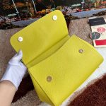 Dolce & Gabbana-Style Mini Flap Bag – Saffiano Leather with Gold-Tone Logo Plate (8 Colors Available) - 图片 15