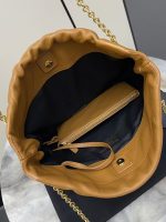 Saint Laurent-Style Tote Bag – Burgundy Quilted Leather with Metallic YSL Logo & Dual Handles – Designer-Inspired Work & Travel Bag for Women - 图片 9