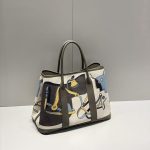 Hermès Garden Party Tote Bag – Artistic Print & Solid Colors, Canvas & Leather, Large Capacity, Iconic Designer Tote - 图片 10
