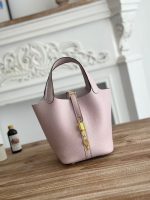 Hermès Picotin 18 Bag – 24 Color Options, Togo Leather, Iconic Clasp, Compact Bucket Style, Designer Handbag - 图片 10