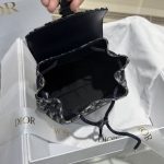 Dior Oblique Print Mini Backpack – Iconic Monogram Canvas, Drawstring Closure, Designer Backpack with Top Handle - 图片 8