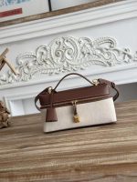 Celine-Style Mini Box Bag – Iconic Lock Clasp, Smooth Leather, Designer Crossbody with Top Handle in Multiple Colors - 图片 6