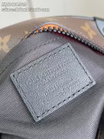 Louis Vuitton-Style Keepall Mini Bag – Black Monogram Canvas with Full-Metal Hardware - 图片 5